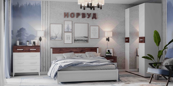 Модульная спальня Норвуд №1 в Перми - изображение