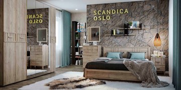 Набор мебели для спальни SCANDICA OSLO №1 в Соликамске