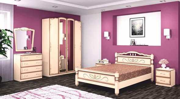 Спальный гарнитур Виктория (Лак) в Перми - изображение