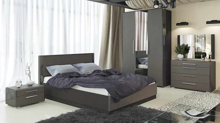 Спальня Наоми №1, цвет Фон серый, Джут в Перми - изображение 6