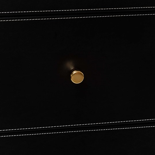 Комод в спальню с 2 ящиками Leset Хайди (Черный) в Перми - изображение 7