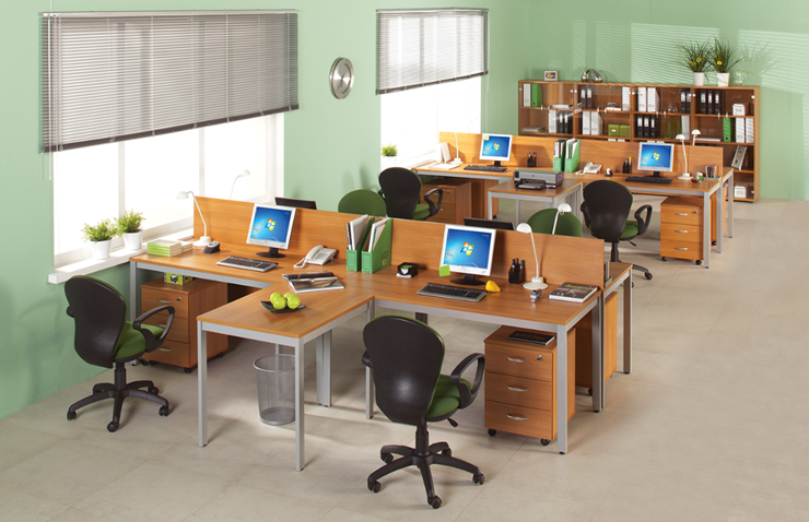 Набор мебели в офис Формула МП2 (венге темный) в Перми - изображение