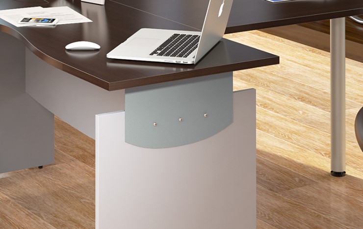 Комплект офисной мебели OFFIX-NEW для двух сотрудников и руководителя в Чайковском - изображение 2