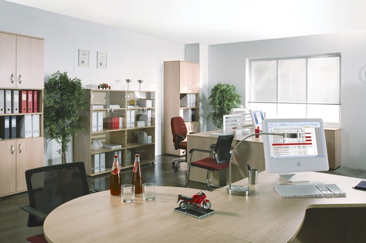 Комплект офисной мебели Формула (вяз светлый) в Перми - изображение 6