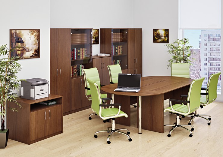 Мебель для переговорной Nova S, Орех Гварнери в Перми - изображение