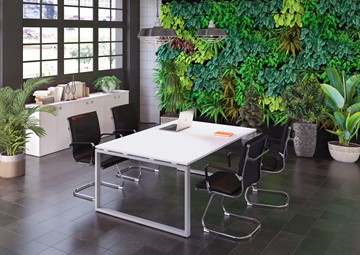 Набор мебели в офис Metal System Style (Серый/Белый) в Соликамске