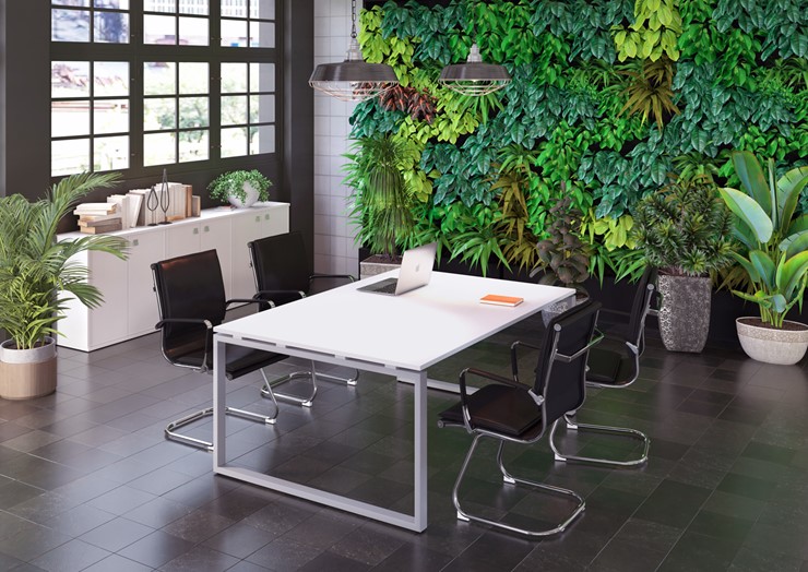 Набор мебели в офис Metal System Style (Серый/Белый) в Березниках - изображение