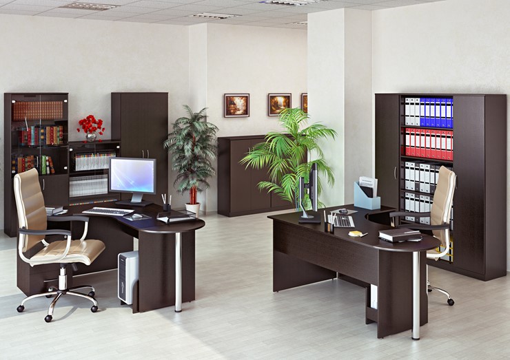 Офисный набор мебели Nova S, Венге Цаво в Перми - изображение