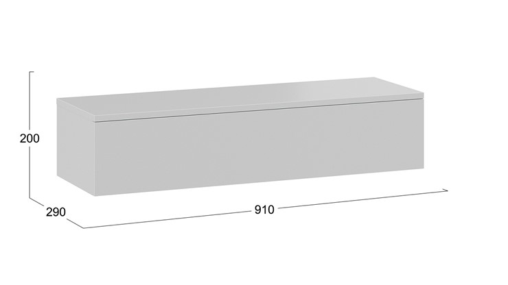 Навесная тумба Тип 2 (Белый Ясень) в Перми - изображение 6