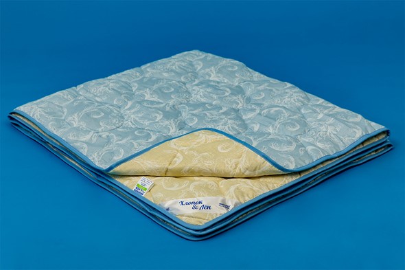 Одеяло всесезонное полутороспальное Хлопок &  Лен в Перми - изображение