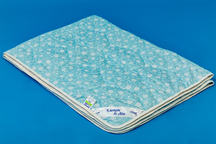 Одеяло легкое двуспальное Хлопок &  Лен в Перми - изображение 2