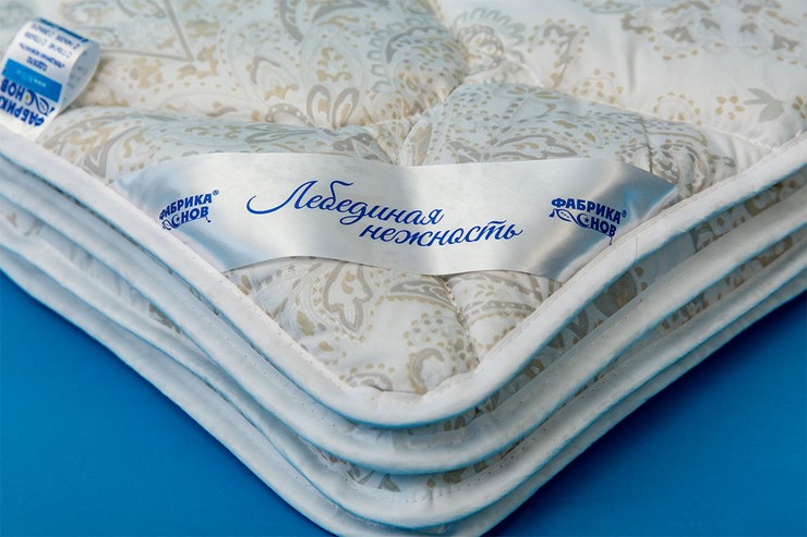 Одеяло всезесонное евро Лебединая нежность в Перми - изображение 1