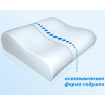 Подушка ортопедическая М Память 50х38 в Соликамске - изображение