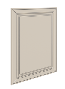 Дверь (Декор) Атланта L551 эмаль (сливки патина платина) в Перми