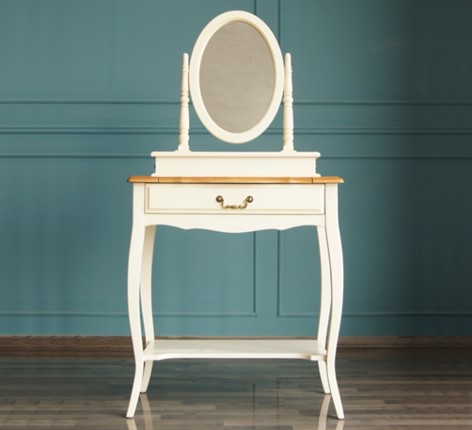 Туалетный стол Leontina с зеркалом (ST9321) Бежевый в Перми - изображение