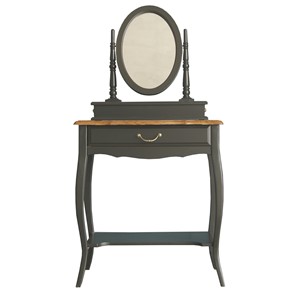 Косметический стол Leontina с зеркалом (ST9321BLK) Черный в Перми - предосмотр 5