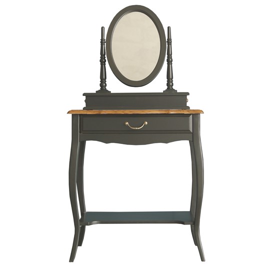 Косметический стол Leontina с зеркалом (ST9321BLK) Черный в Перми - изображение 5
