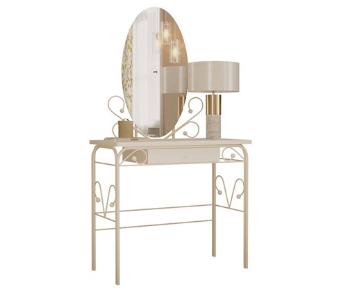 Дамский столик кремово-белый (RAL 9001) в Перми - изображение