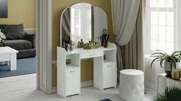 Туалетный стол София Т2, цвет Белый в Перми - предосмотр