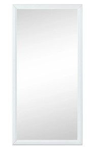 Зеркало навесное в гардероб Ника (белый) 119,5 см x 60 см в Чайковском