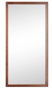 Зеркало навесное Ника (Средне-коричневый) 119,5 см x 60 см в Перми - предосмотр