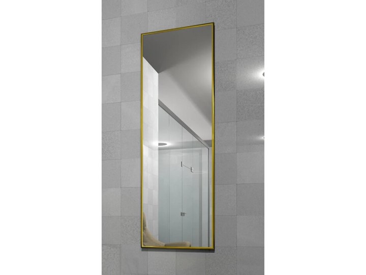 Зеркало навесное в гардероб Сельетта-5 глянец золото (1500х500х9) в Перми - изображение 3