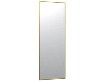 Зеркало навесное в гардероб Сельетта-5 глянец золото (1500х500х9) в Перми