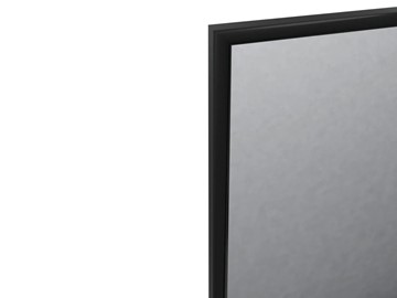 Зеркало навесное в гардероб Сельетта-6 черный (1100х400х9) в Перми - предосмотр 1
