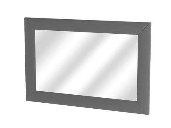 Настенное зеркало OrmaSoft 2, экокожа темно-серая в Перми - изображение