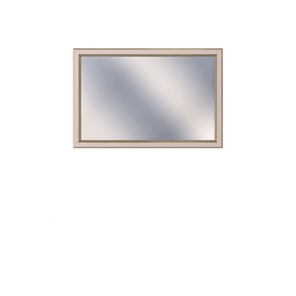Навесное зеркало Сиена, Бодега белый / патина золото, 92х52 в Перми