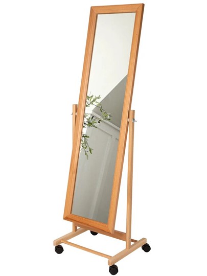 Зеркало напольное BeautyStyle 27 (135х42,5см) Светло-коричневый в Перми - изображение 2