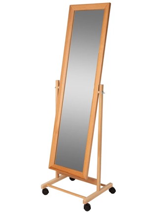 Зеркало напольное BeautyStyle 27 (135х42,5см) Светло-коричневый в Перми - изображение