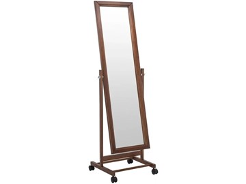 Зеркало напольное в гардероб В 27Н (средне-коричневый) в Перми - предосмотр