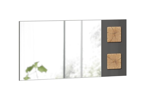 Зеркало настенное Фиджи 659.420, Антрацит глянец в Перми - изображение