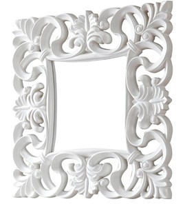 Зеркало настенное PU021 белое в Перми