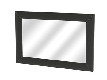 Зеркало на стену OrmaSoft 2, экокожа черная в Перми