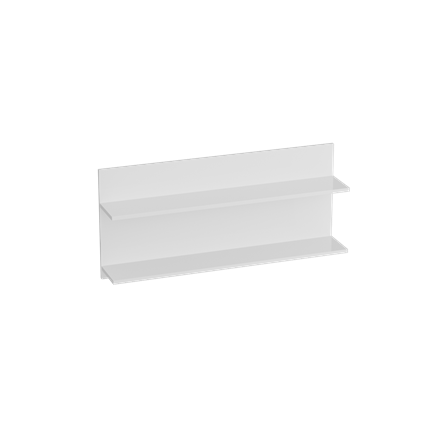 Полка Кёльн 980, Белый аляска/Белый глянец в Перми - изображение