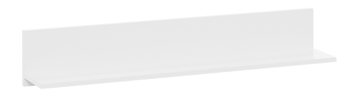 Полка настенная открытая Агата Исп.2 (Белый Ясень) в Перми - изображение 1