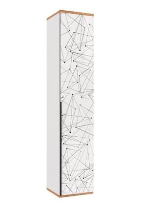 Шкаф одностворчатый Урбан 528.040, белый в Перми - изображение