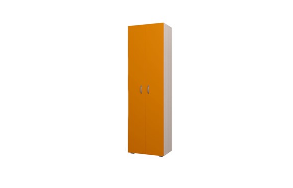 Детский шкаф 600 ДО Млечный дуб, Оранжевый в Перми - изображение