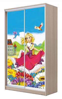 Детский шкаф ХИТ 23-17-77-11, Принцесса, шимо свеилый в Перми - изображение