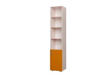 Детский шкаф 400 1Д Млечный дуб, Оранжевый в Чайковском