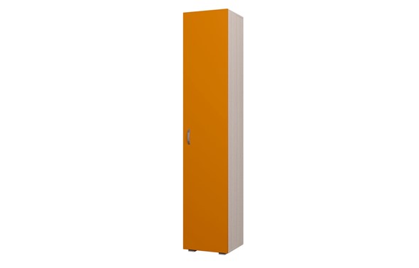Шкаф детский 400 ДБ Млечный дуб, Оранжевый в Перми - изображение