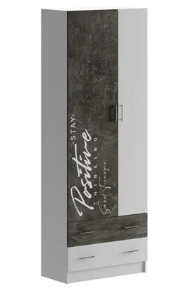 Шкаф 2-дверный Вега NEW Позитив в Перми - изображение