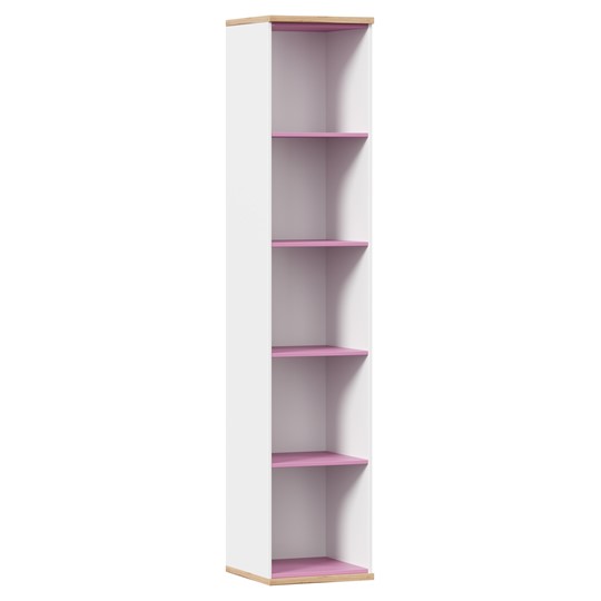 Шкаф одностворчатый Урбан 528.040, белый/розовый в Перми - изображение 4