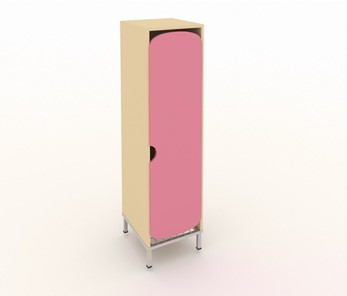Шкаф для детской одежды МГрупп ШГС3М (Розовый) в Перми
