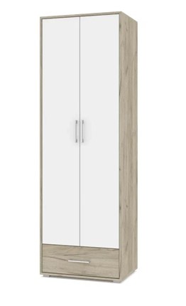 Шкаф О22, Серый дуб - Белый в Перми - изображение