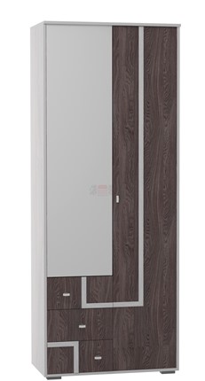 Распашной шкаф Омега - 16, для одежды и белья в Перми - изображение