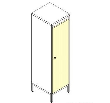 Шкафы для одежды на металлокаркасе Незнайка, ШДм-1 в Перми - изображение