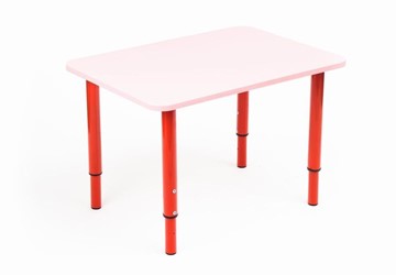 Растущий стол Кузя (Розовый,Красный) в Перми - предосмотр